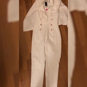 One Piece White Suit